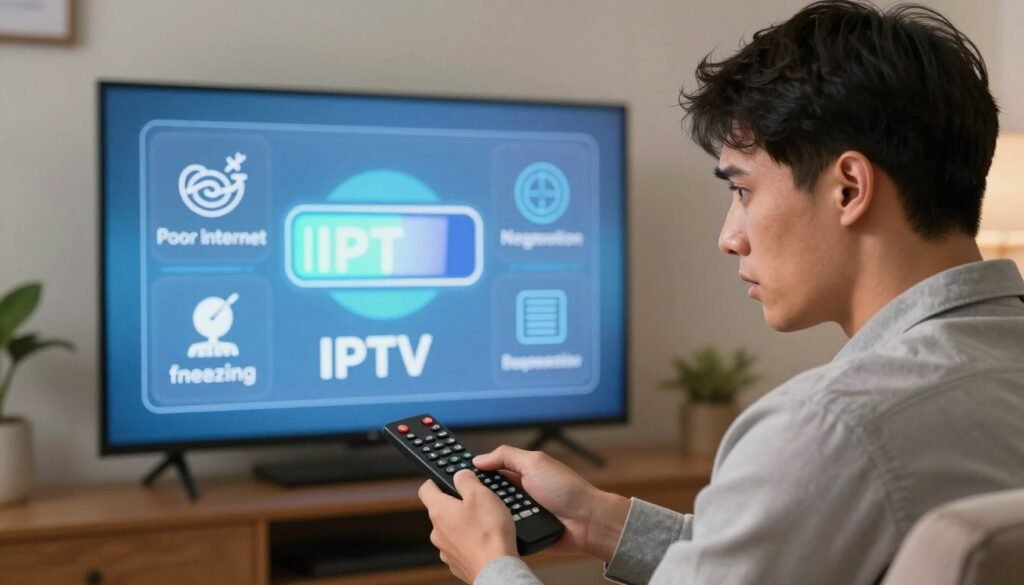 why IPTV freezes